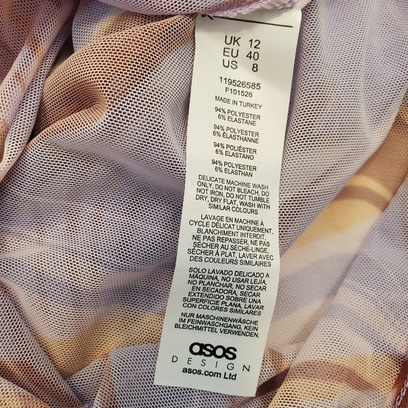 ASOS Design sheer long sleeve bodysuit - Picture 10 of 12